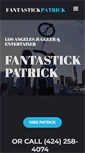 Mobile Screenshot of fantastickpatrick.com